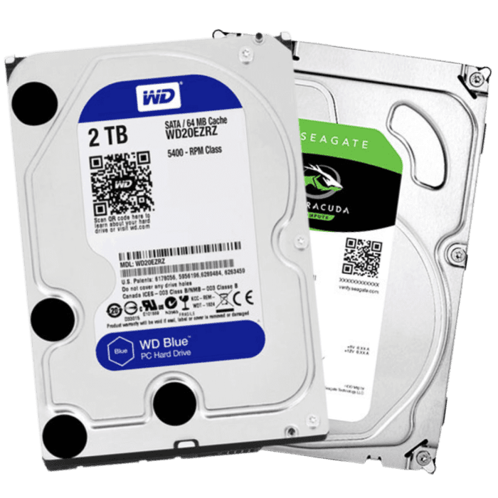 2TB Desktop 3.5 HDD Used