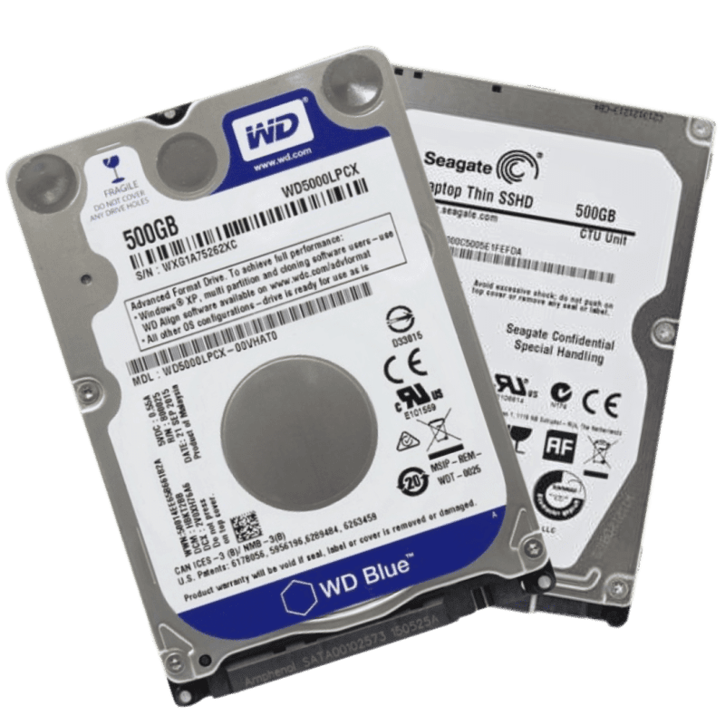 500GB Lap 2.5 HDD Used