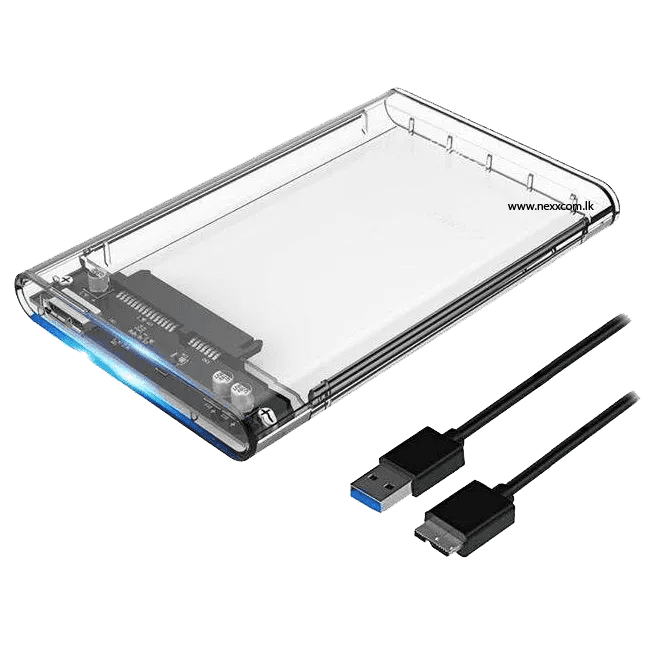 USB 3.0 HDD / SSD 2.5 Transparent Enclosure