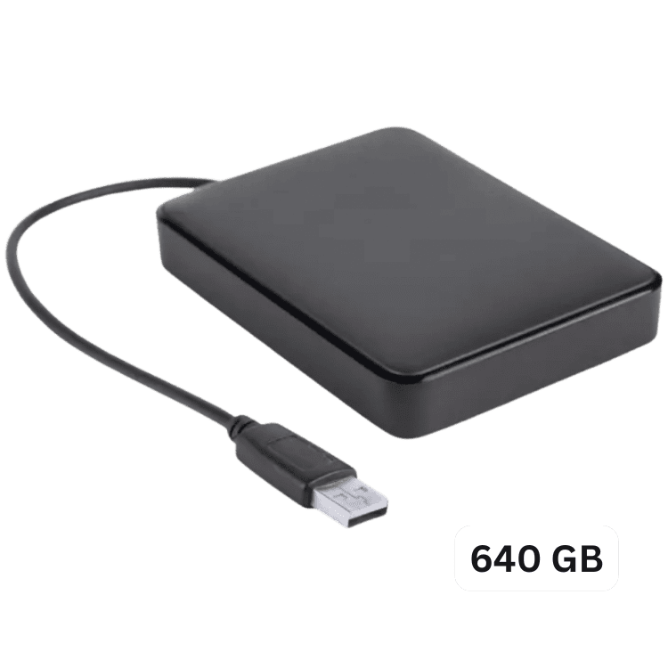 640GB Portable HDD USB 3.0