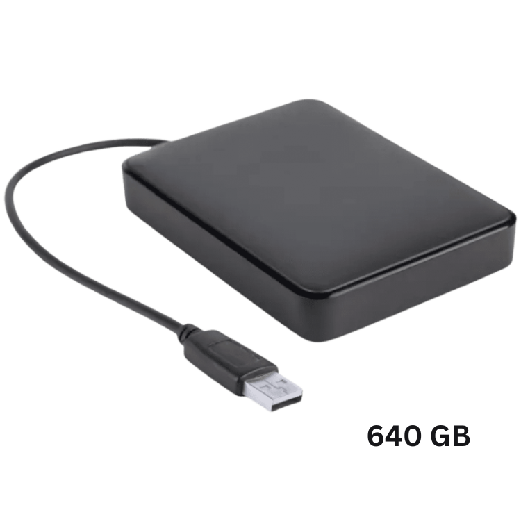 640GB Portable HDD USB 3.0