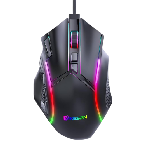 Mikespin x15 Gaming mouse RGB 12 Buttons with Macros